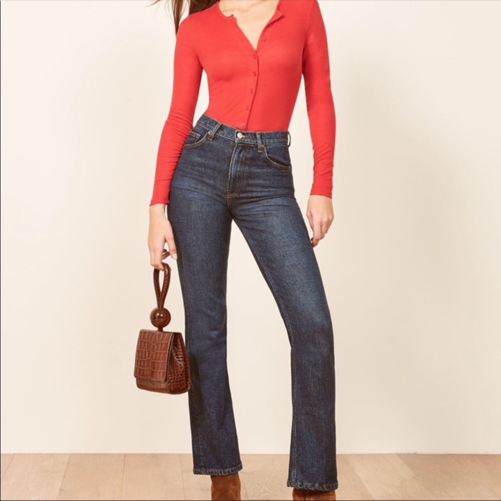 Candice high bootcut Reformation jeans 24